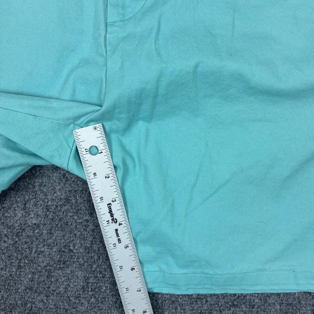 Old Navy Mens Ultimate Slim Built-In Flex Chino Shorts Mint Green Size W38